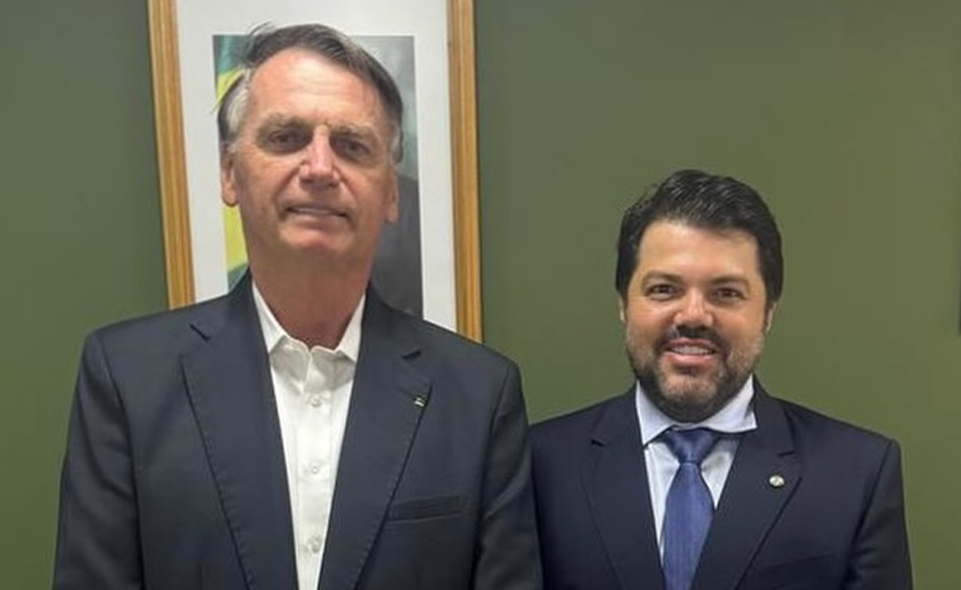 Jair Bolsonaro e Márcio CorrÊa em Brasília