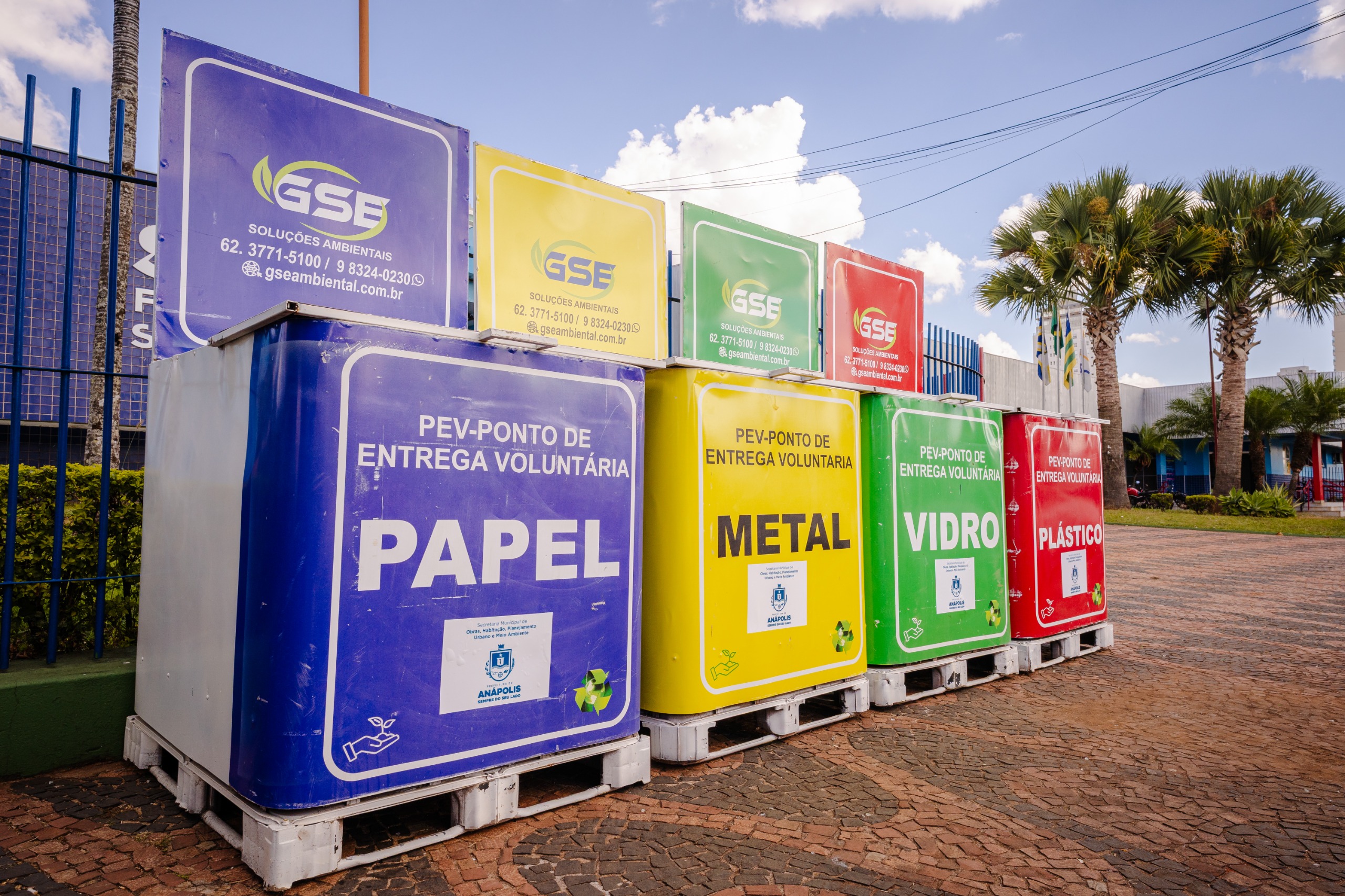 Anápolis ganha novo ponto para descarte recicláveis no Jundiaí