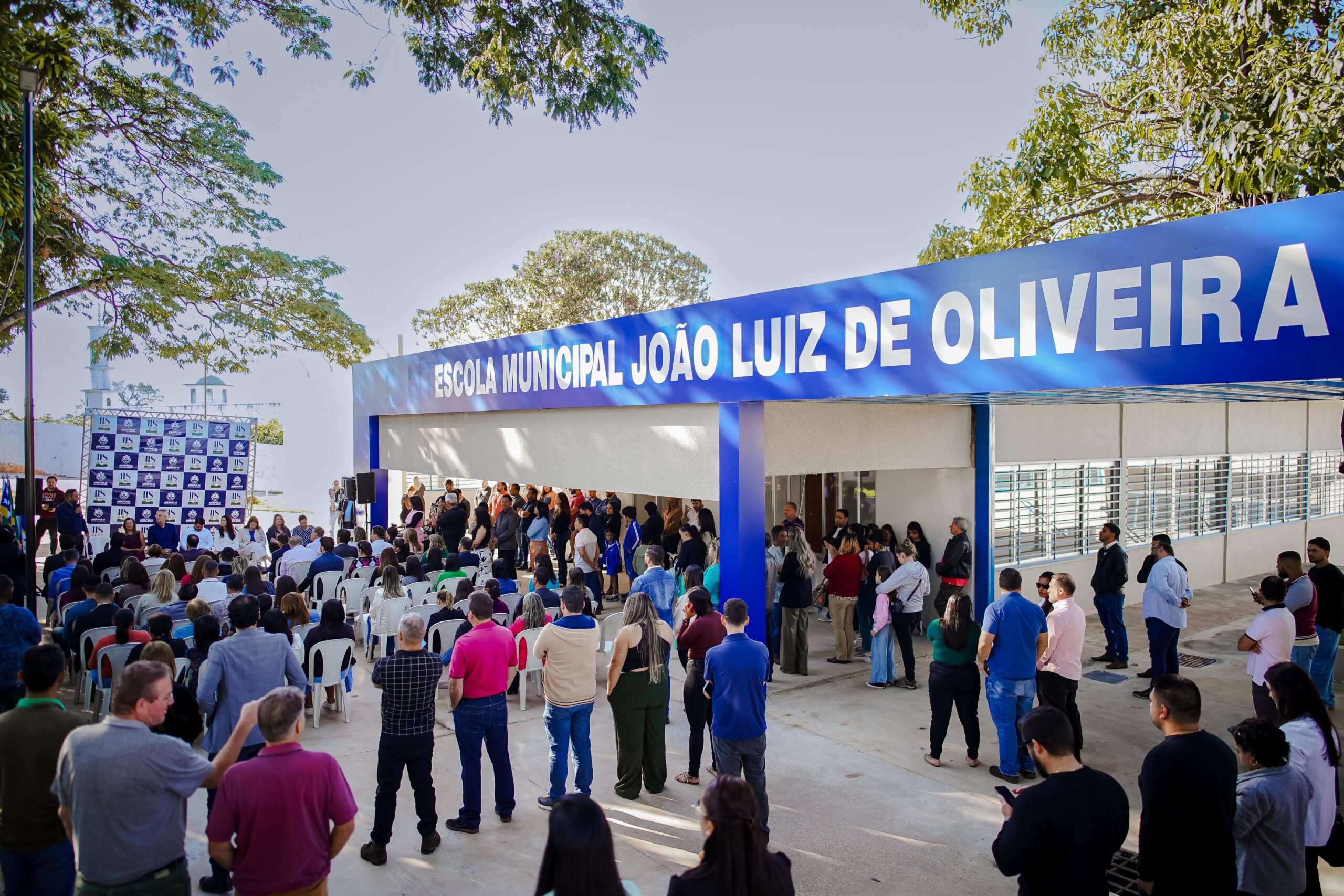 Escola Municipal oão Luiz de Oliveira em Anápolis ganha oito novas salas após reforma completa