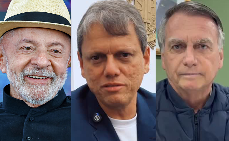 Lula tarcísio e bolsonaro 2026