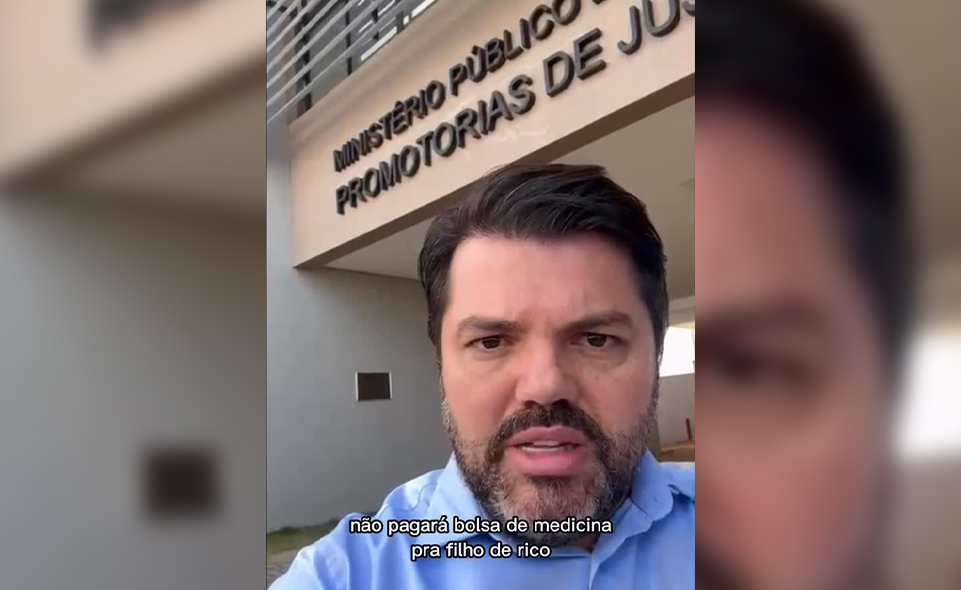 Márcio Corrêa se pronuncia sobre fraude em bolsas de Medicina e leva caso ao Ministério Público