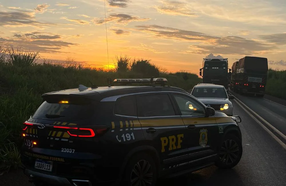 PRF registra 22 ocorrências no fim de semana, com morte após acidente na BR-414, em Anápolis