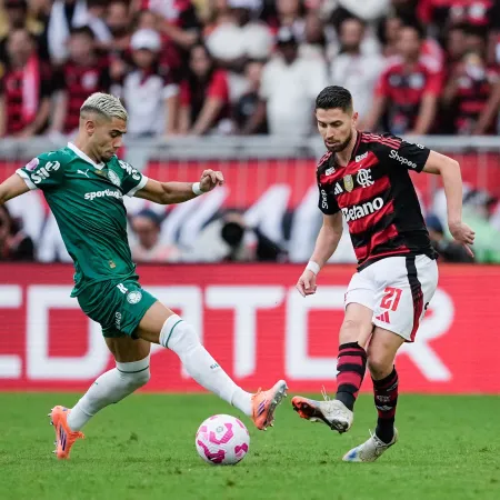 Palmeiras e Flamengo se enfrentam no dia 29 pela final da Copa Libertadores (Imagem: Pedro Loureiro/Sports Press Photo/Getty Images)