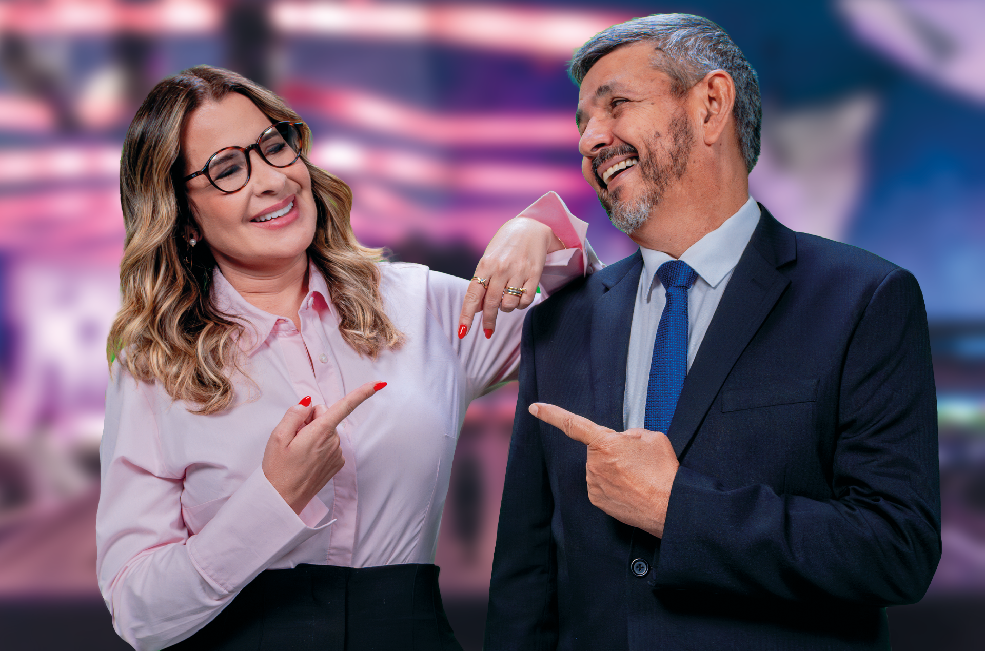 Jornalistas com ampla trajetória no estado vão apresentar o Jornal da Manhã da Jovem Pan News. Foto: Divulgação