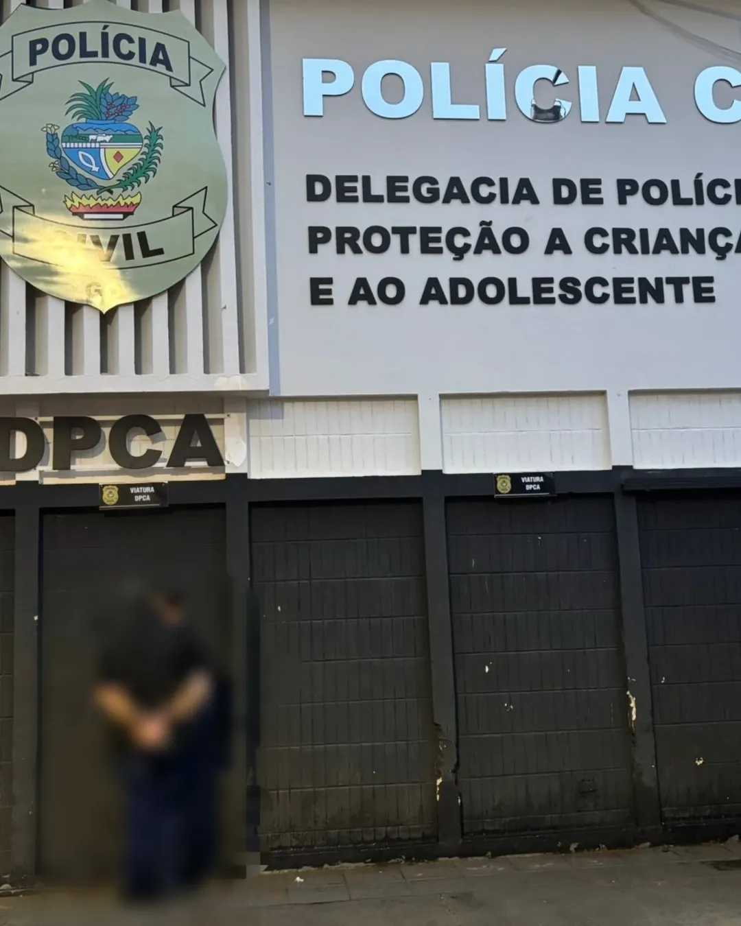 O homem foi preso no momento em que chegava para um culto de uma igreja no bairro Jaiara.- Divulgação