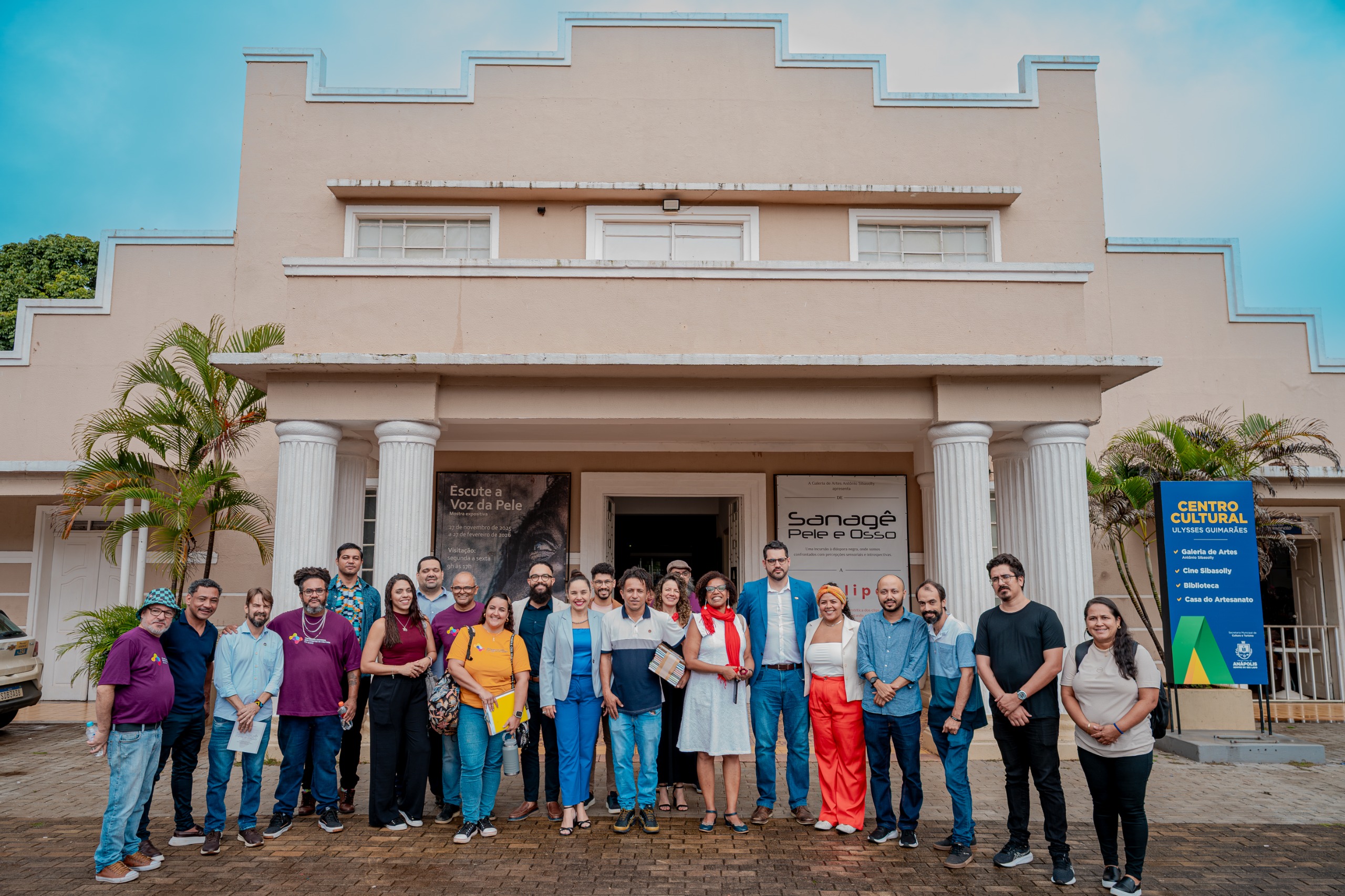 Representantes do Ministério da Cultura visitam espaços culturais de Anápolis