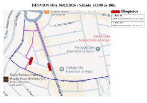 Ruas do Bairro Jundiaí terão interdições parciais neste fim de semana para obras na rede de água