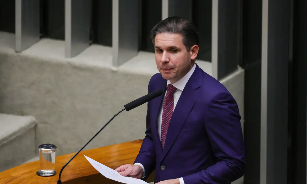 presidente da Câmara dos Deputados, Hugo Motta (Republianos-PB)