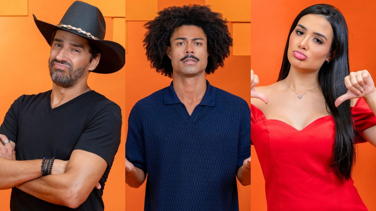O Paredão Falso do Big Brother Brasil 26 foi formado ao vivo na noite deste domingo (1º) e já movimenta intensamente as redes sociais. Alberto Cowboy, Breno e Jordana disputam